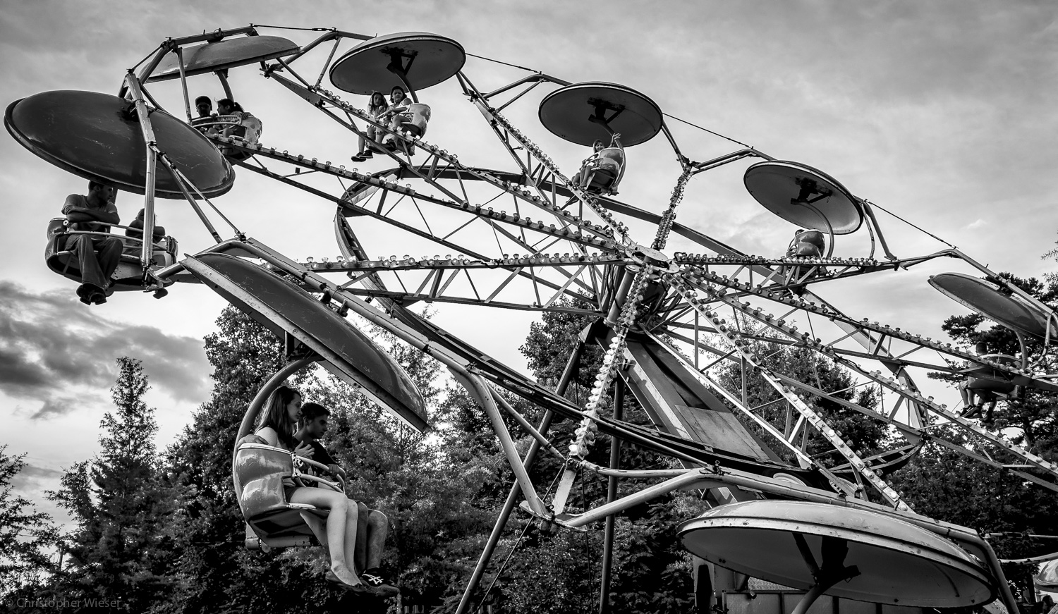 How To Draw An Amusement Park Ride Carnival Ride